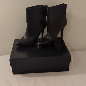 Ralph Lauren Black Heeled Boots with Stiletto
